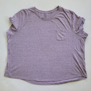 Falls Creek Women's Heathered Purple Muscle Tee
